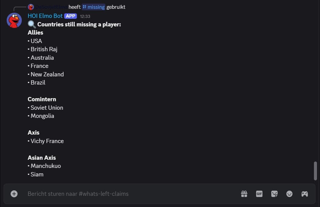 HOI4 Discord Bot - Image 3