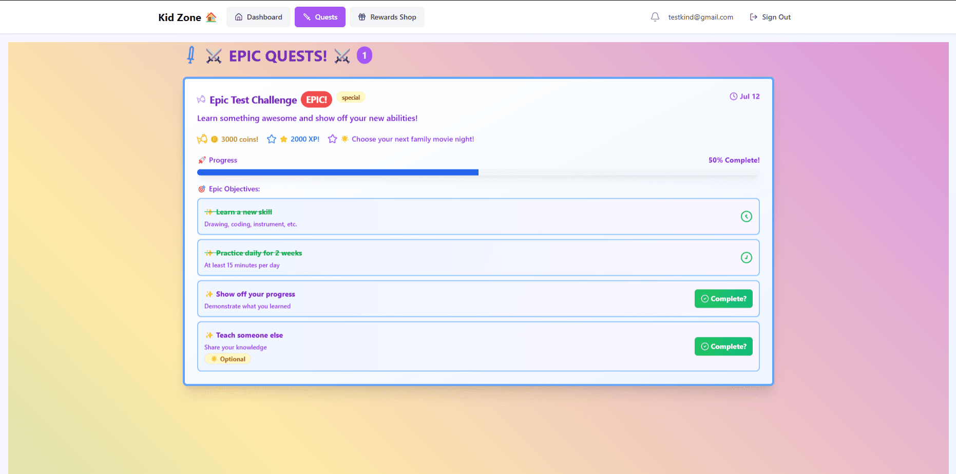 Taskio - Family Quest Manager - Image 3